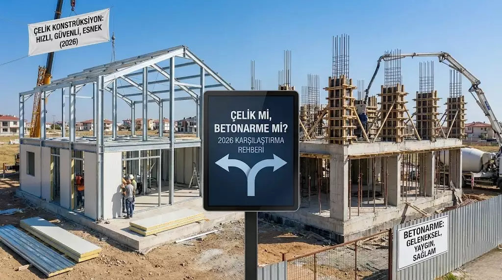 Çelik Konstrüksiyon Ev mi, Betonarme Ev mi?